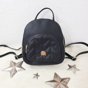 House of Harlow 1960 mini backpack black on-the-go travel bag